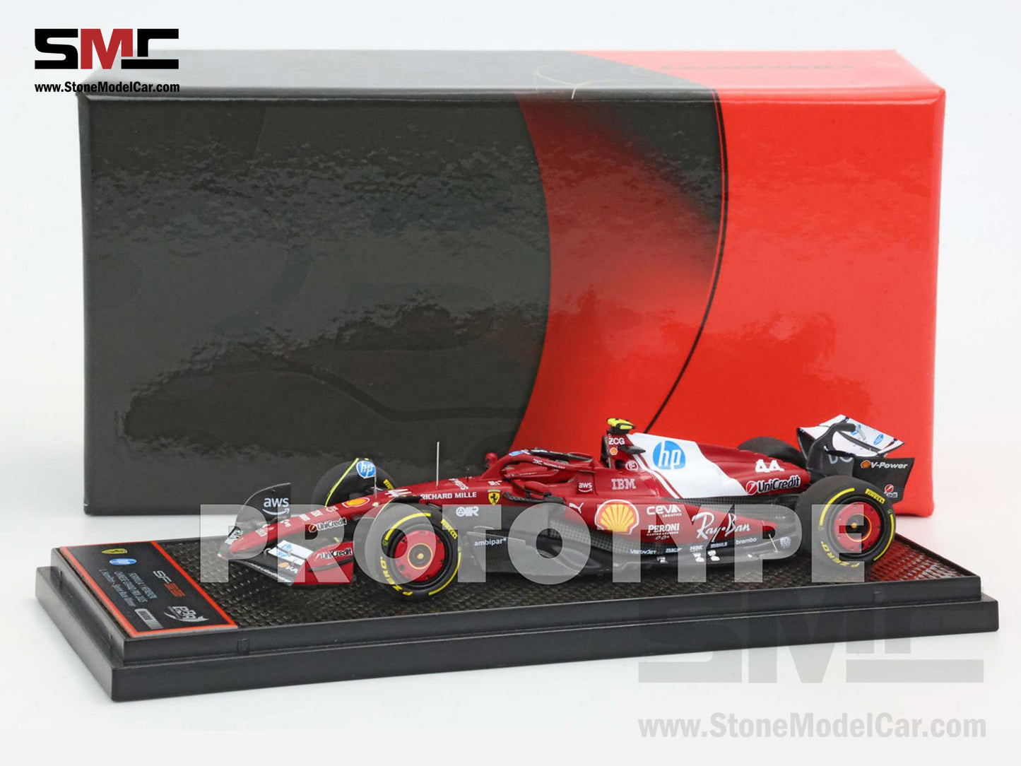 [Pre-Order] Ferrari F1 SF-25 #44 Lewis Hamilton Chinese GP Sprint Winner 2025 BBR 1:43 BBRC321A44