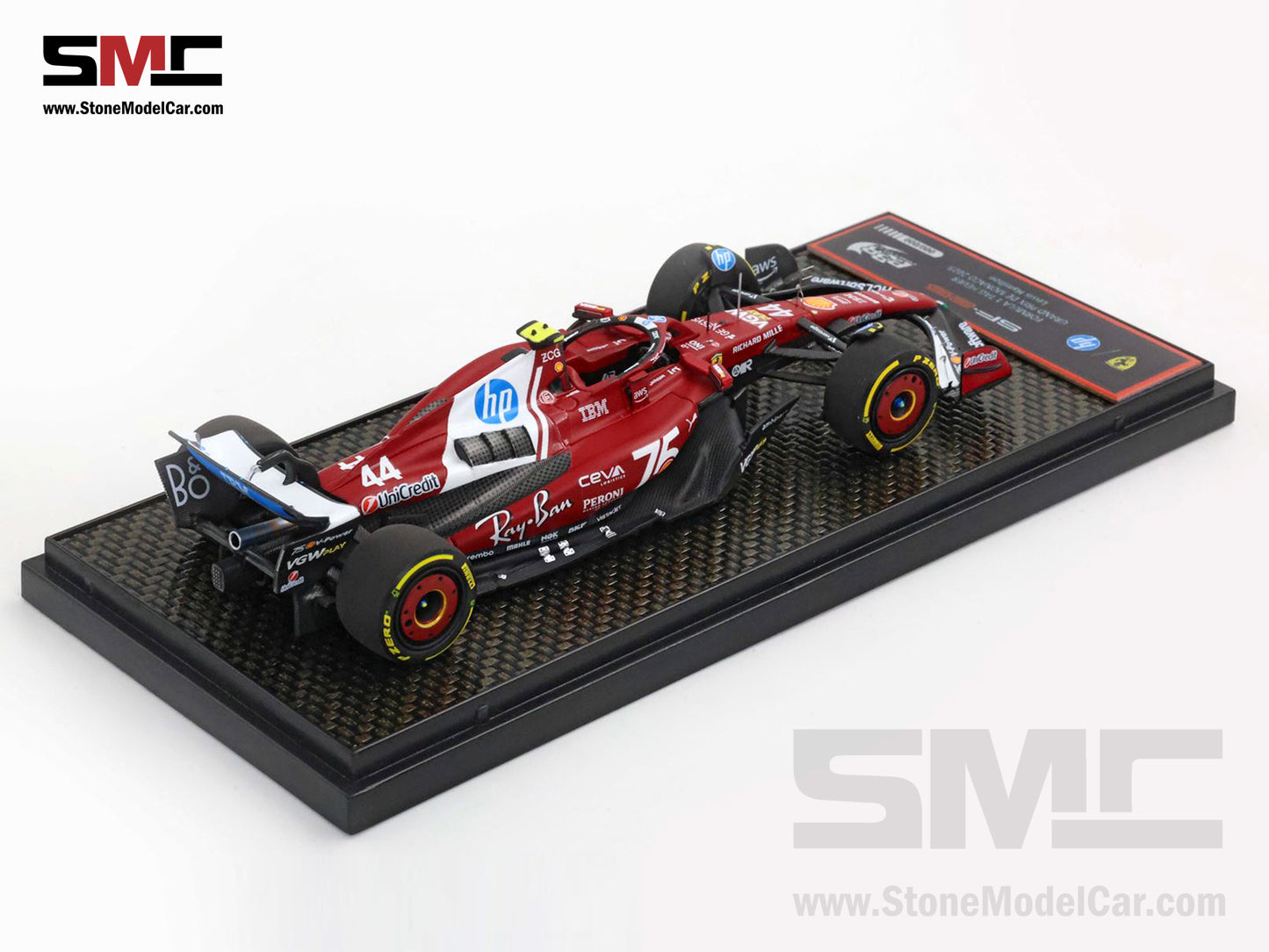 [Pre-Order] Ferrari F1 SF-25 #44 Lewis Hamilton Monaco GP 2025 Shell Special Livery BBR 1:43 BBRC321C44