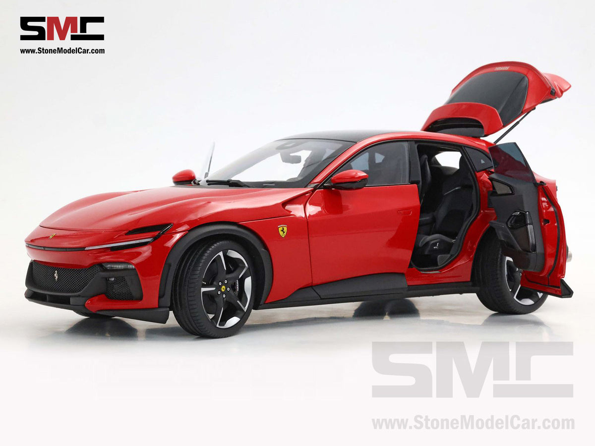 BBR High End Ferrari 1:18 Purosangue Rosso Corsa Red Color Full Open, Don't Call It a SUV
