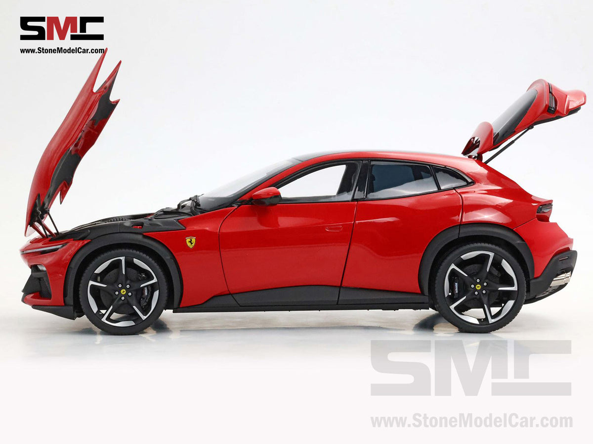 BBR High End Ferrari 1:18 Purosangue Rosso Corsa Red Color Full Open, Don't Call It a SUV
