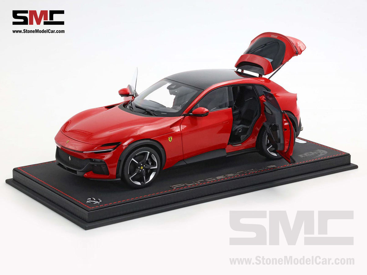BBR High End Ferrari 1:18 Purosangue Rosso Corsa Red Color Full Open, Don't Call It a SUV
