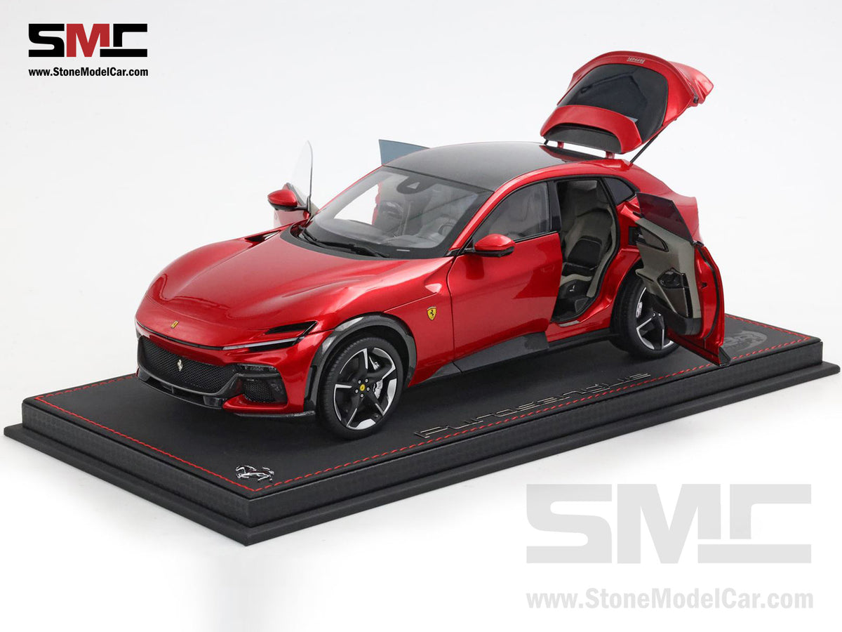 BBR High End Ferrari 1:18 Purosangue Rosso Magma Red Color Full Open, Don't Call It a SUV