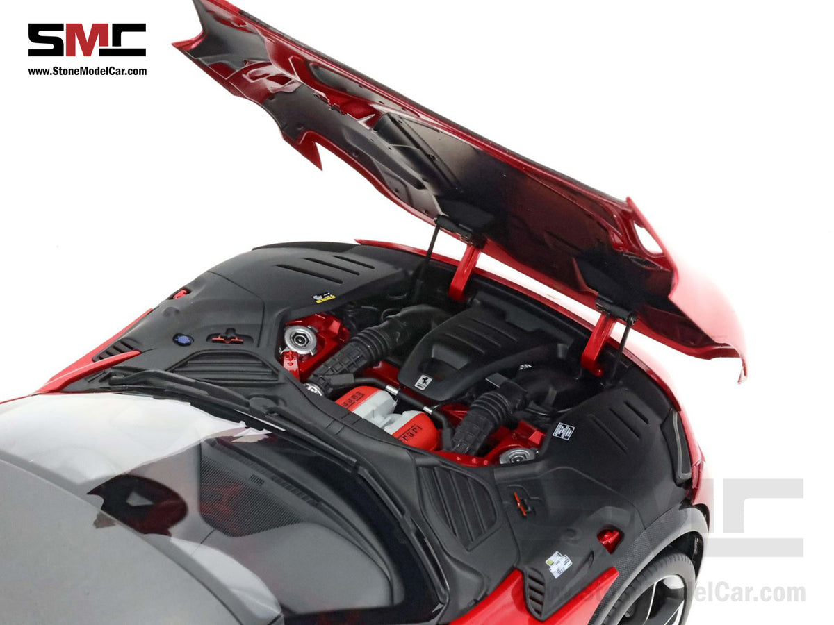 BBR High End Ferrari 1:18 Purosangue Rosso Magma Red Color Full Open, Don't Call It a SUV
