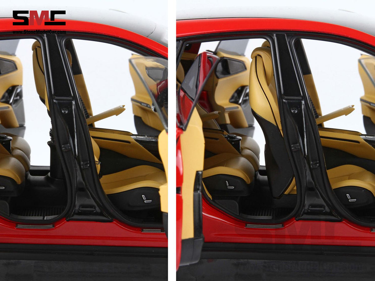 BBR High End Ferrari 1:18 Purosangue Rosso Corsa Panoramic Roof Full Open, Don't Call It a SUV