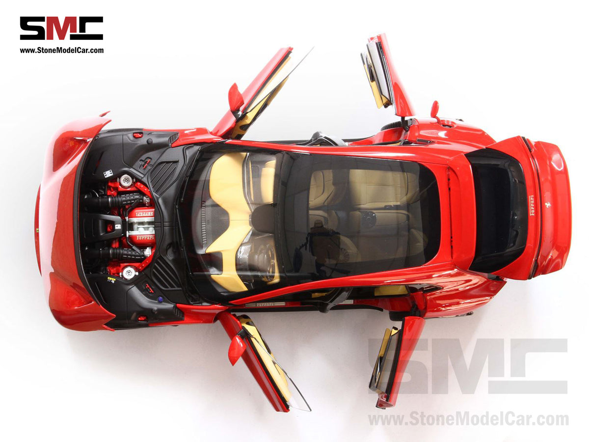 BBR High End Ferrari 1:18 Purosangue Rosso Corsa Panoramic Roof Full Open, Don't Call It a SUV