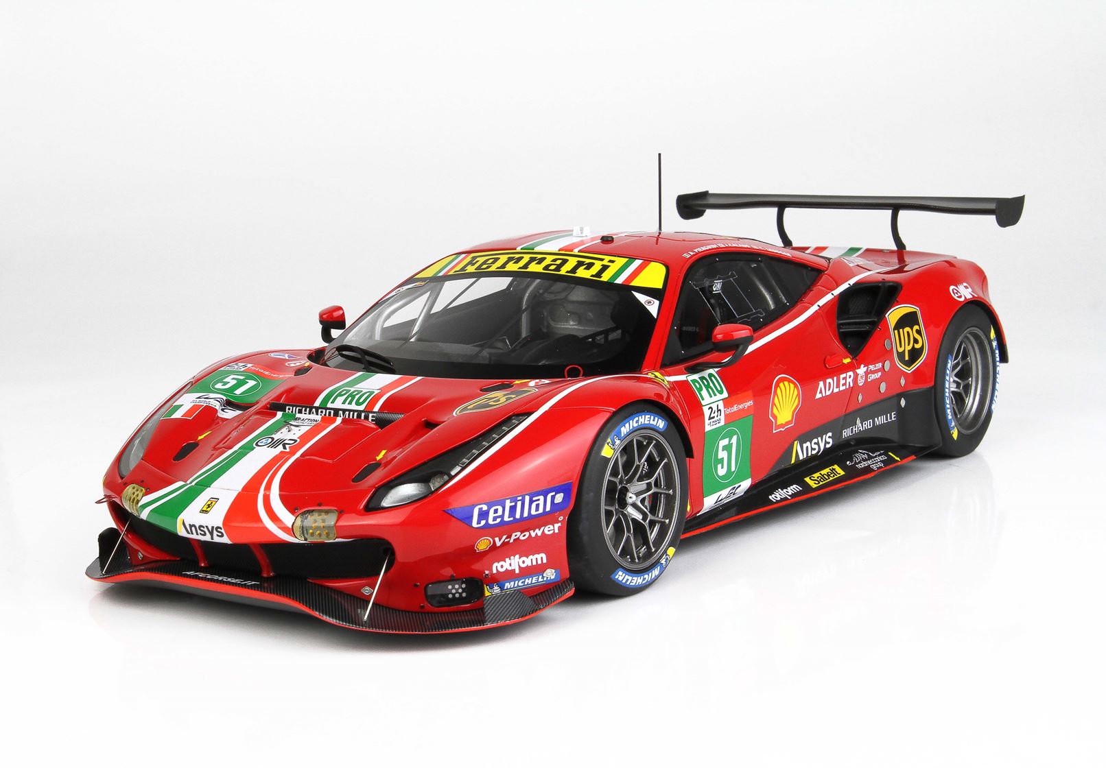 BBR 1:18 Ferrari 488 LM GTE PRO AF Corse #51 Winner 24h Le Mans 