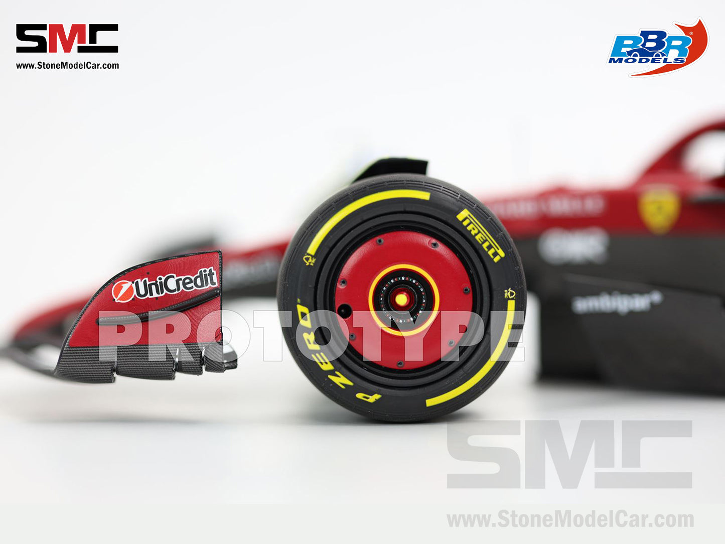 [Pre-Order] Ferrari F1 SF-25 #44 Lewis Hamilton Chinese GP Sprint Winner 2025 BBR 1:18 with Leather Base