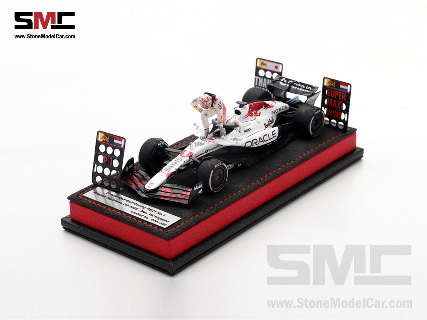 [Pre-Order] Red Bull F1 RB21 #1 Max Verstappen Japanese GP Winner 2025 1:43 Spark Figure Edition