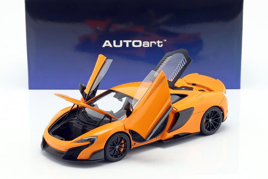 McLaren 675 LT Year 2016 McLaren Orange 1:18 AUTOart
