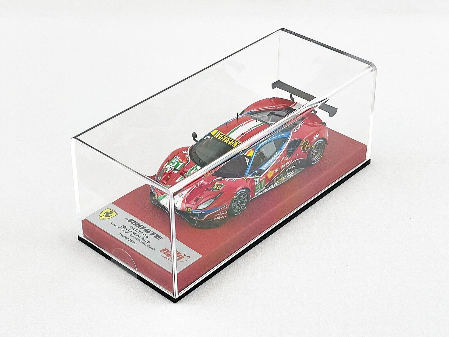 BBR PREMIUM 1:43 Ferrari 488 LM GTE PRO Team AF Corse #51 24H Le Mans 2020