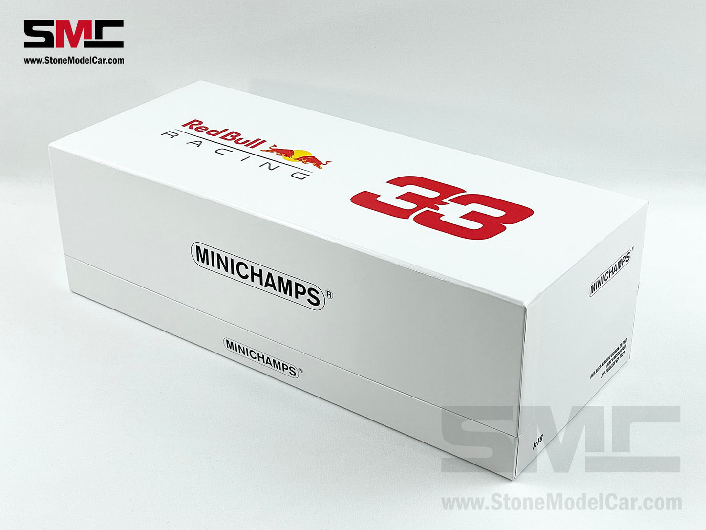 2021 World Champion #33 Max Verstappen Red Bull F1 RB16B Turkish GP 1:18 Minichamps Gift Box