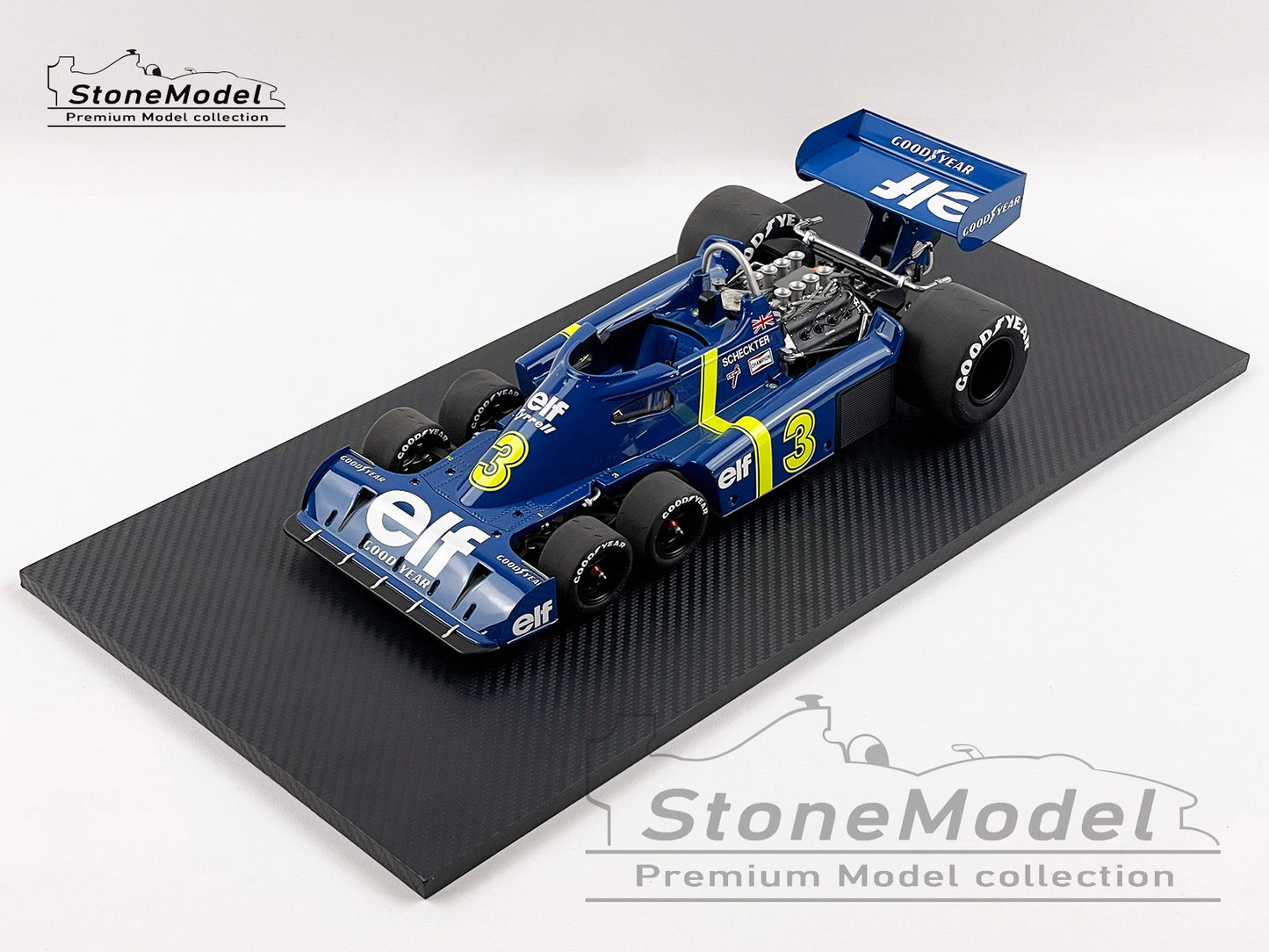 TSM TrueScale 1:12 Tyrrell F1 P34 #3 Jody Scheckter Sweden Winner 1976 6 Wheels