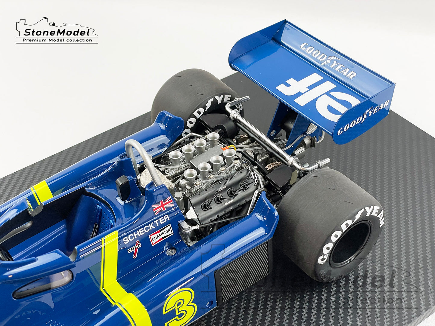 TSM TrueScale 1:12 Tyrrell F1 P34 #3 Jody Scheckter Sweden Winner 1976 6 Wheels