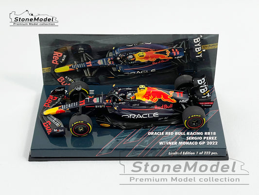 2022 Red Bull F1 RB18 #11 Sergio Perez Monaco GP Winner 1:43 MINICHAMPS