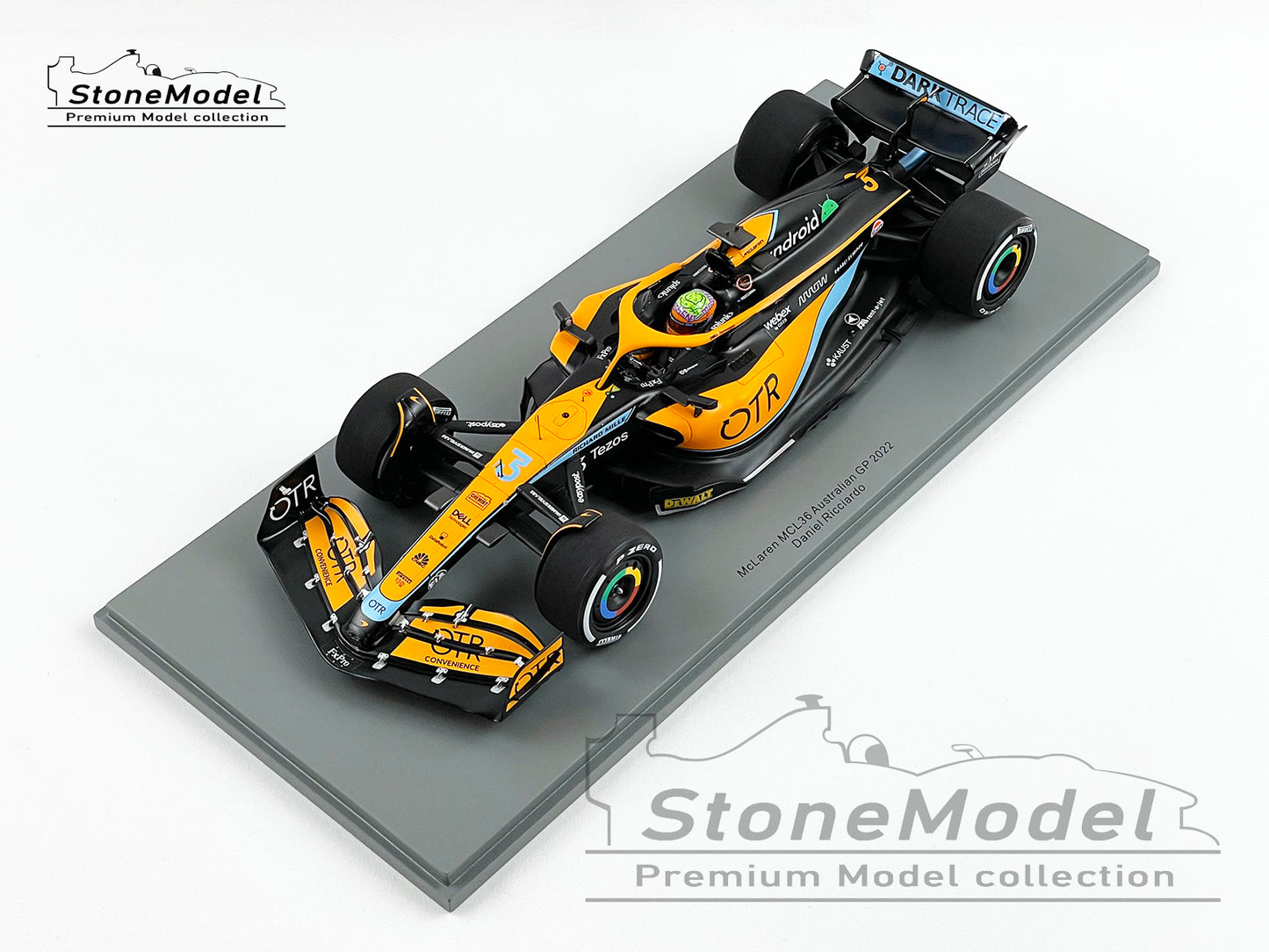 2022 Mclaren F1 MCL36 #3 Daniel Ricciardo Australia GP 1:18 Spark 18S758