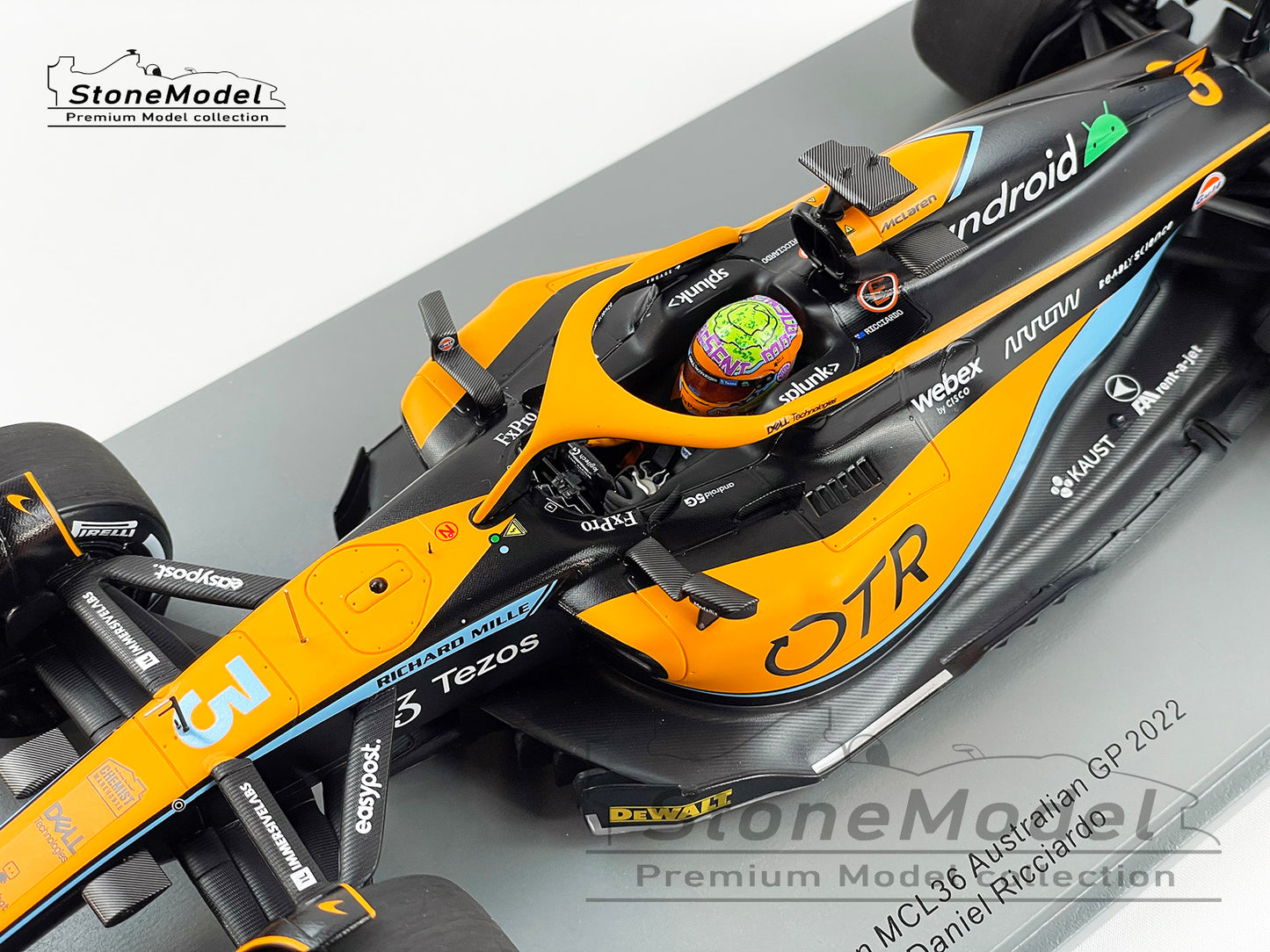 2022 Mclaren F1 MCL36 #3 Daniel Ricciardo Australia GP 1:18 Spark 18S758