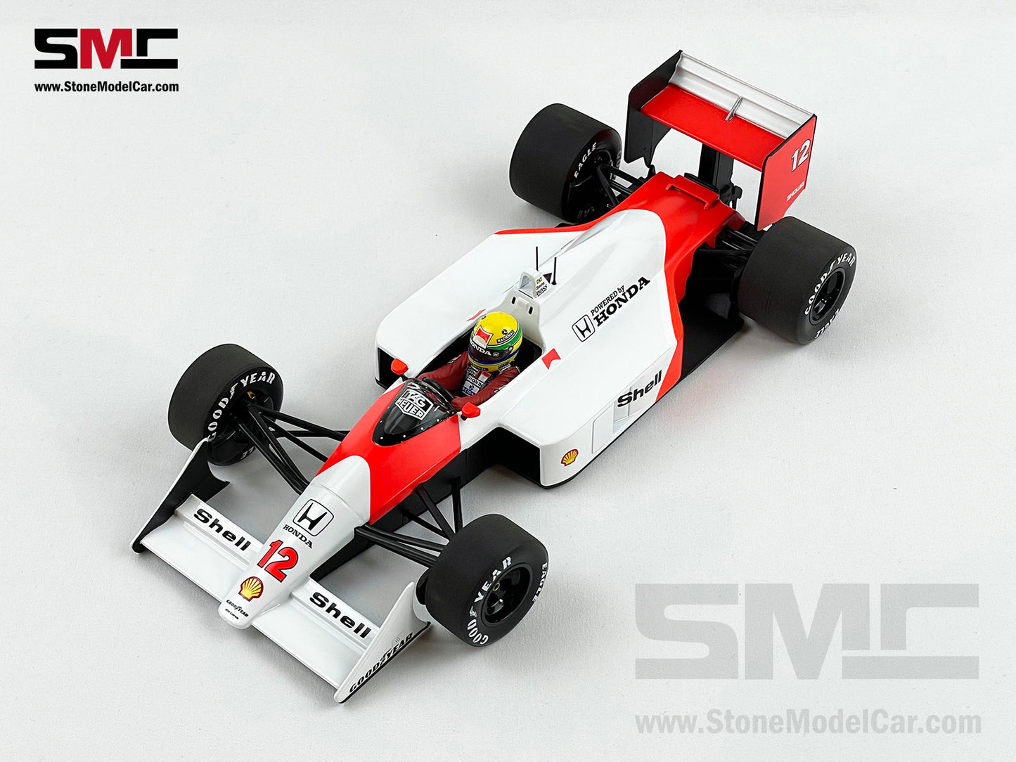 Mclaren F1 MP4/4 #12 Ayrton Senna Japan GP 1988 World Champion 1:18 MINICHAMPS + Decal