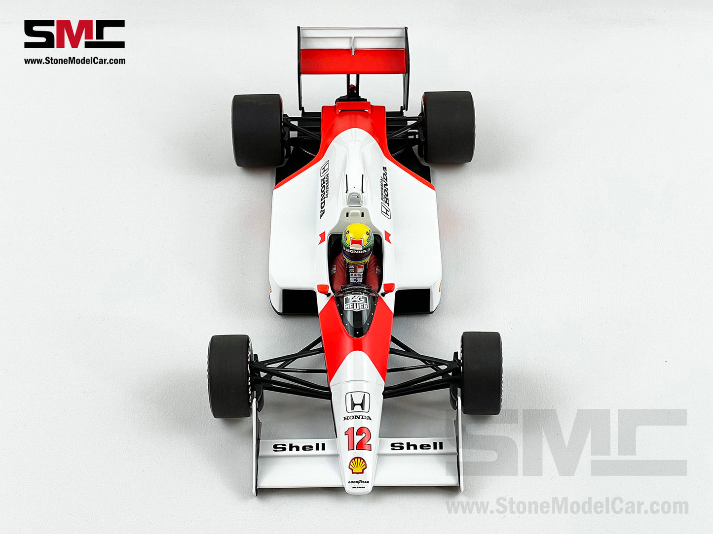 Mclaren F1 MP4/4 #12 Ayrton Senna Japan GP 1988 World Champion 1:18 MINICHAMPS + Decal