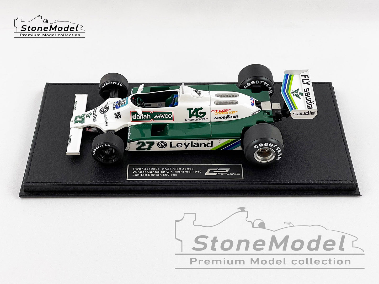 Williams F1 FW07B 27 Alan Jones Canadian GP 1980 World Champion 1:18 GP Replicas