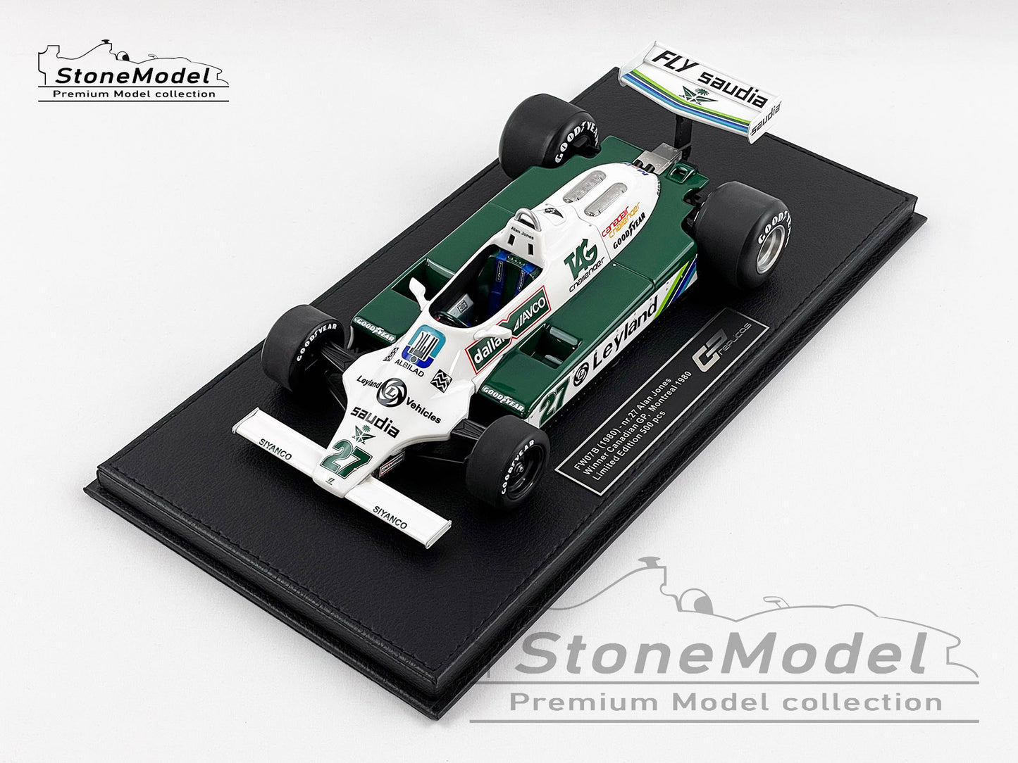 Williams F1 FW07B 27 Alan Jones Canadian GP 1980 World Champion 1:18 GP Replicas