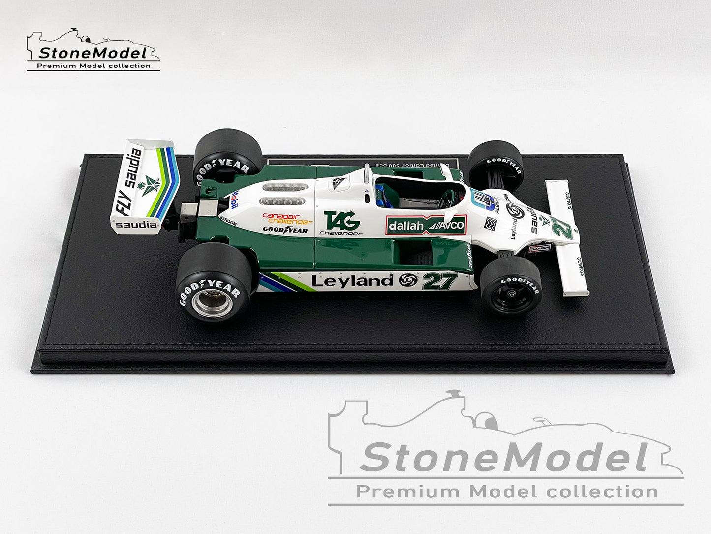 Williams F1 FW07B 27 Alan Jones Canadian GP 1980 World Champion 1:18 GP Replicas