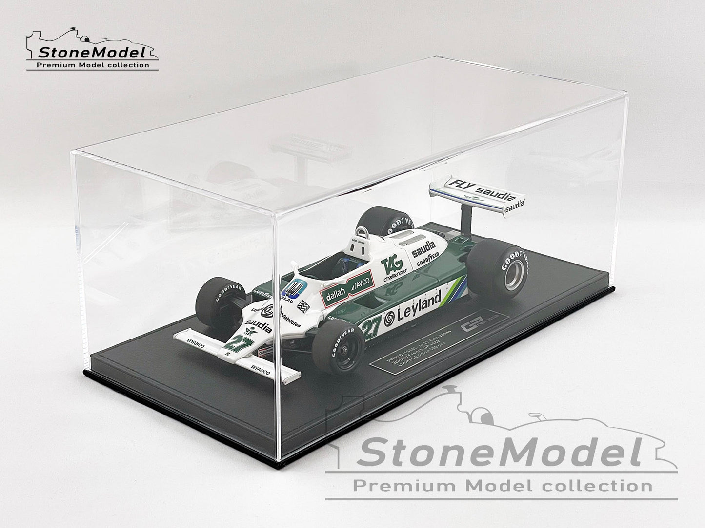 Williams F1 FW07B 27 Alan Jones French GP 1980 World Champion 1:18 GP Replicas