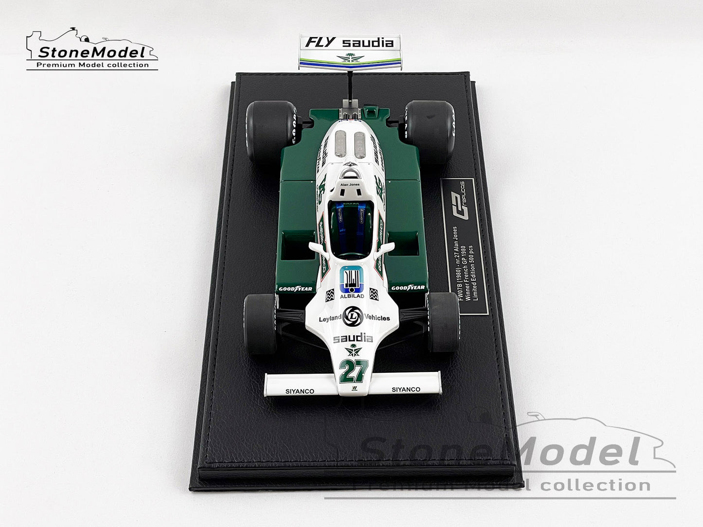 Williams F1 FW07B 27 Alan Jones French GP 1980 World Champion 1:18 GP Replicas
