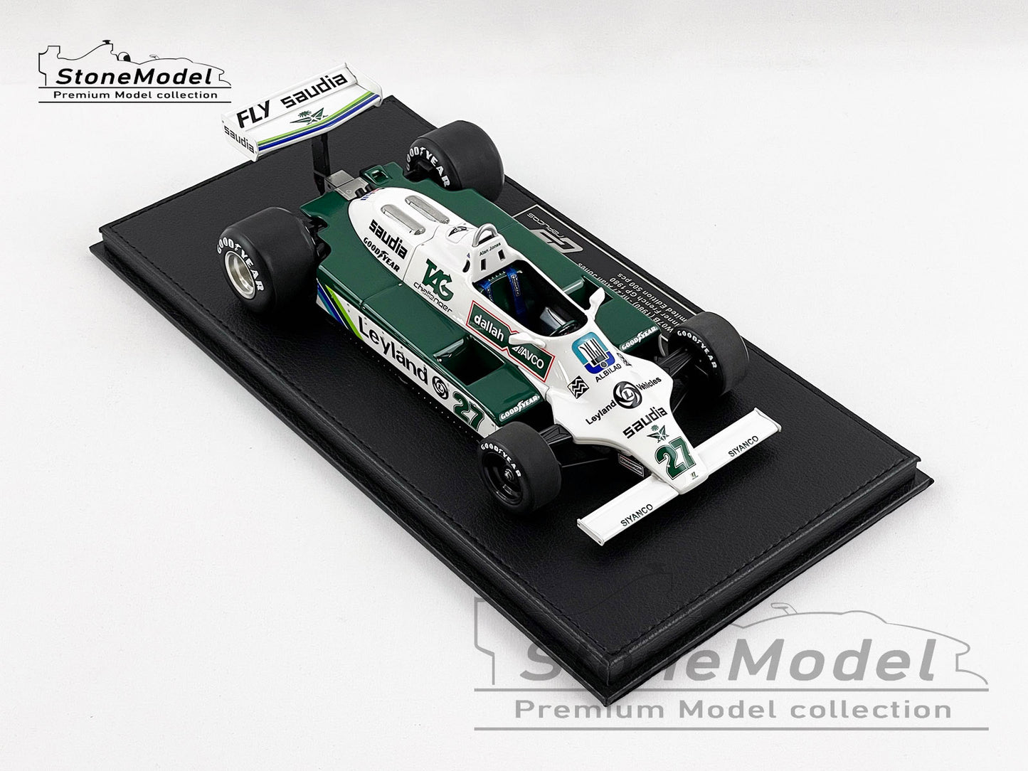 Williams F1 FW07B 27 Alan Jones French GP 1980 World Champion 1:18 GP Replicas