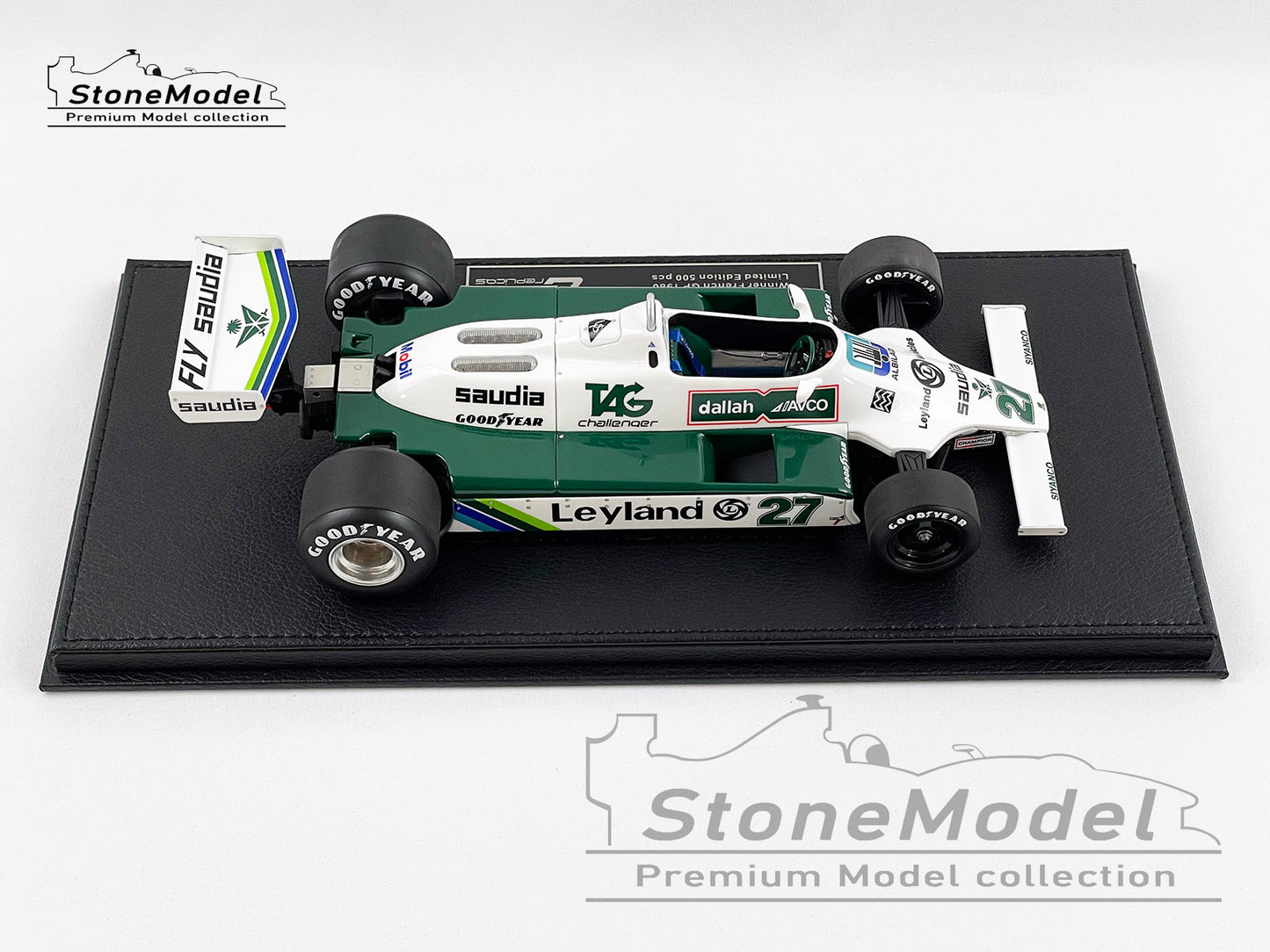 Williams F1 FW07B 27 Alan Jones French GP 1980 World Champion 1:18 GP Replicas