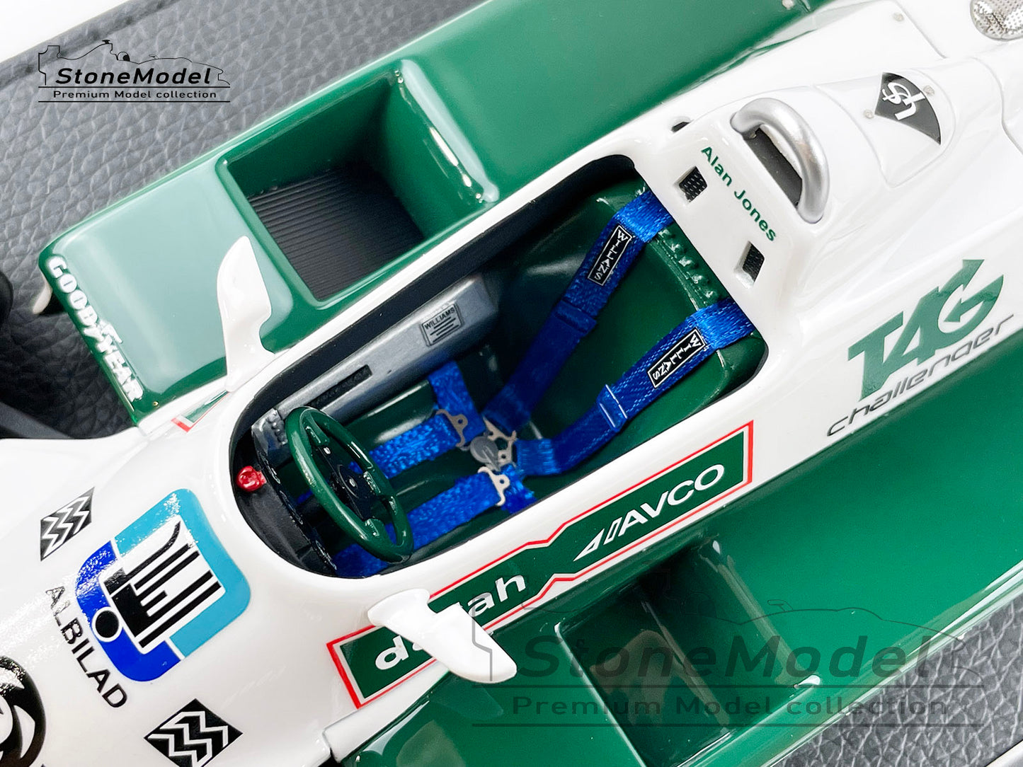 Williams F1 FW07B 27 Alan Jones French GP 1980 World Champion 1:18 GP Replicas