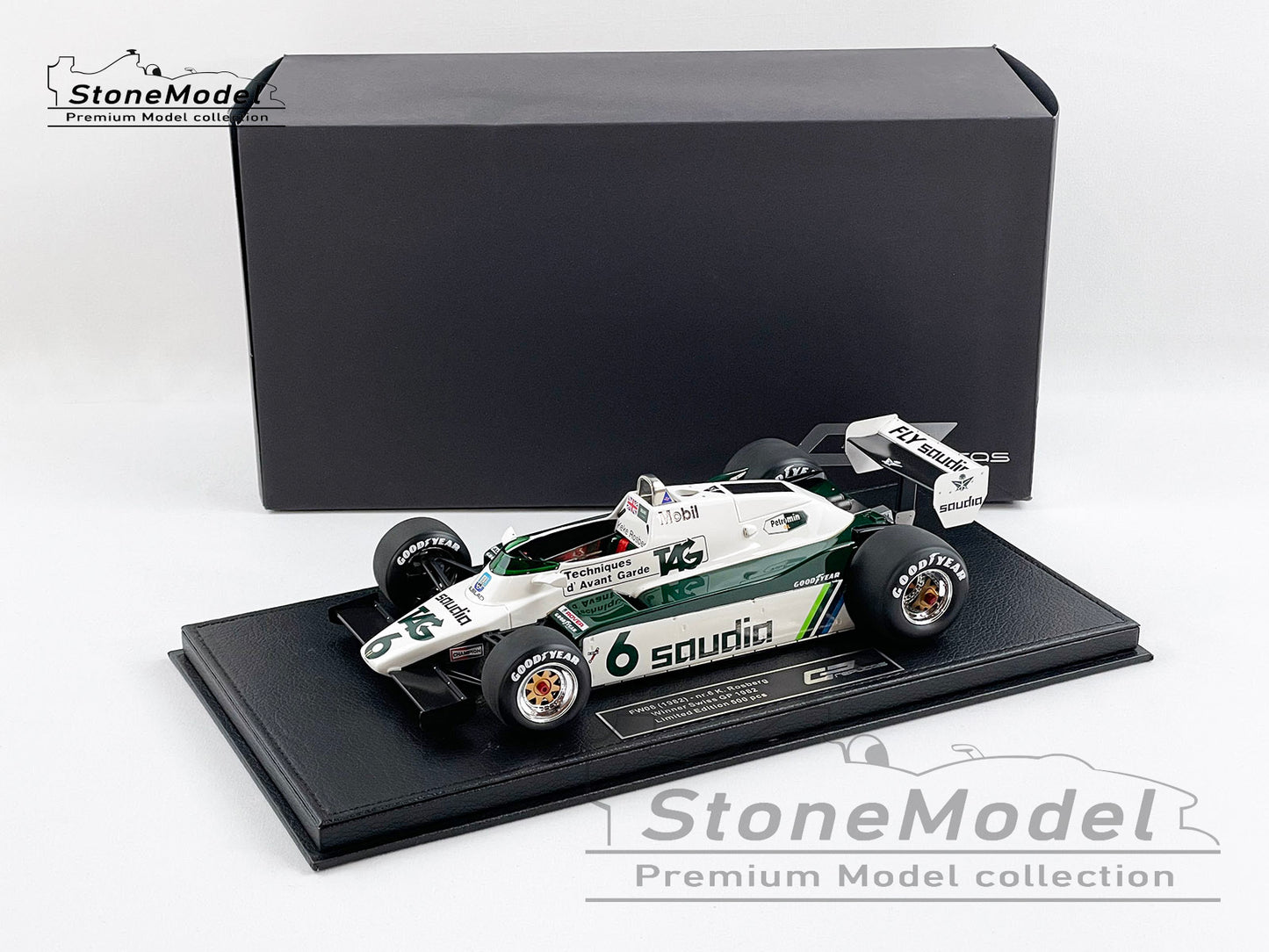 Williams F1 FW08 #6 Keke Rosberg Swiss GP 1982 World Champion 1:18 GP Replicas
