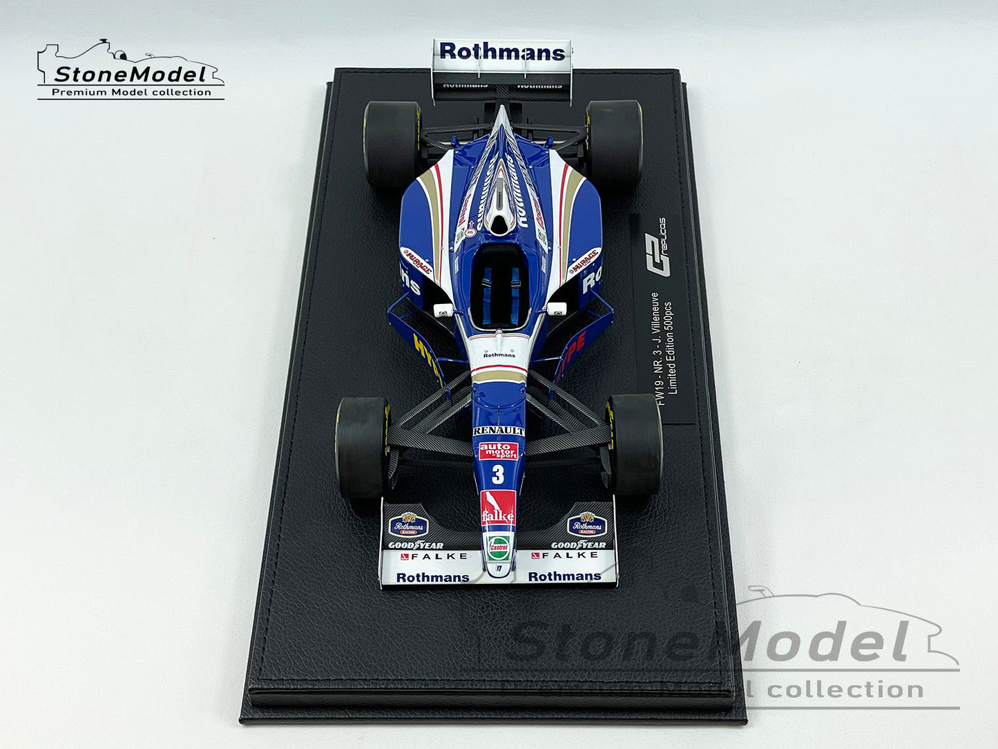 Williams F1 FW19 Jacques Villeneuve 1997 World Champion 1:18 GP REPLICAS + Decal