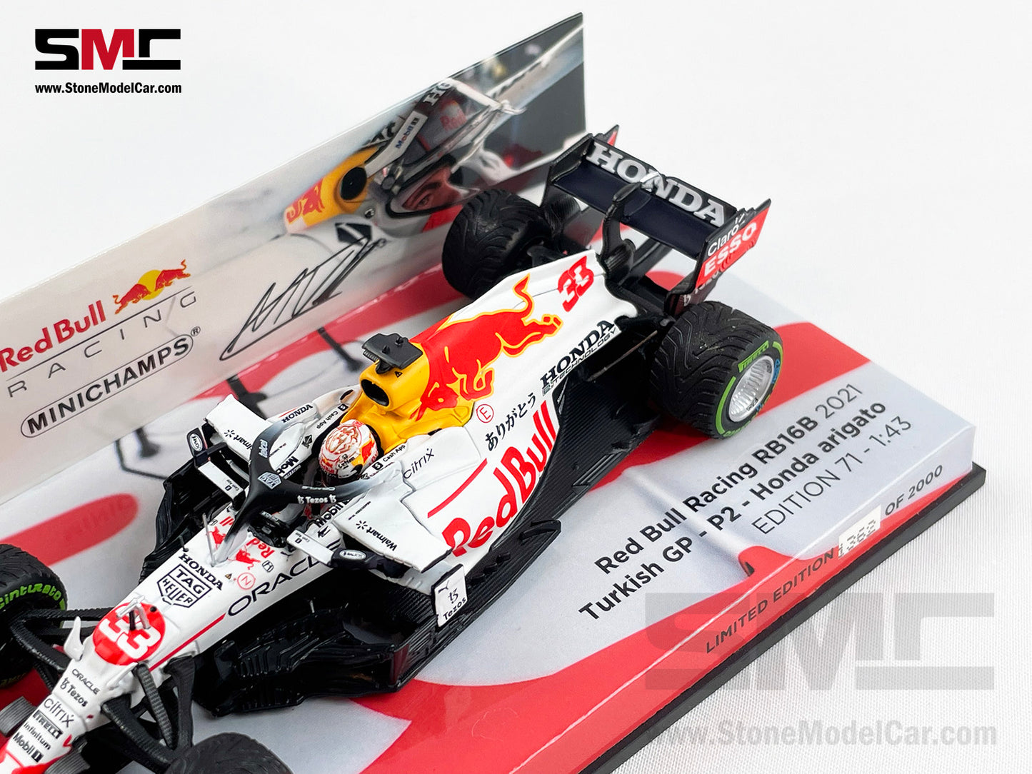 2021 F1 World Champion #33 Max Verstappen Red Bull RB16B Turkish GP Special Livery 1:43 MINICHAMPS