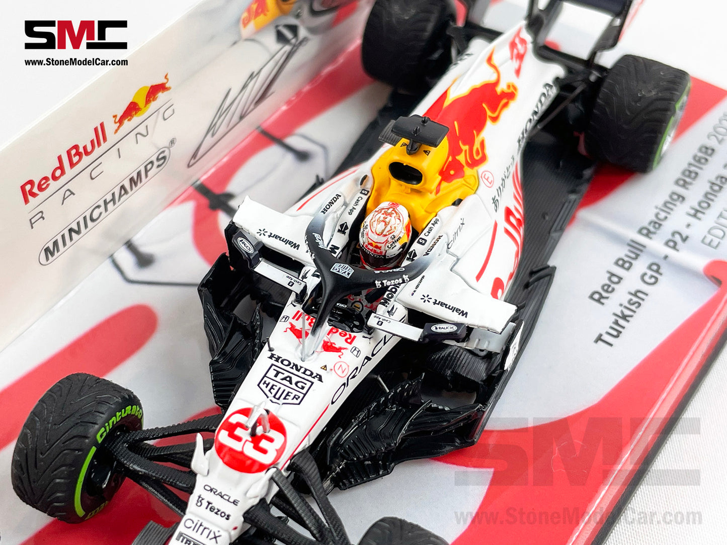 2021 F1 World Champion #33 Max Verstappen Red Bull RB16B Turkish GP Special Livery 1:43 MINICHAMPS