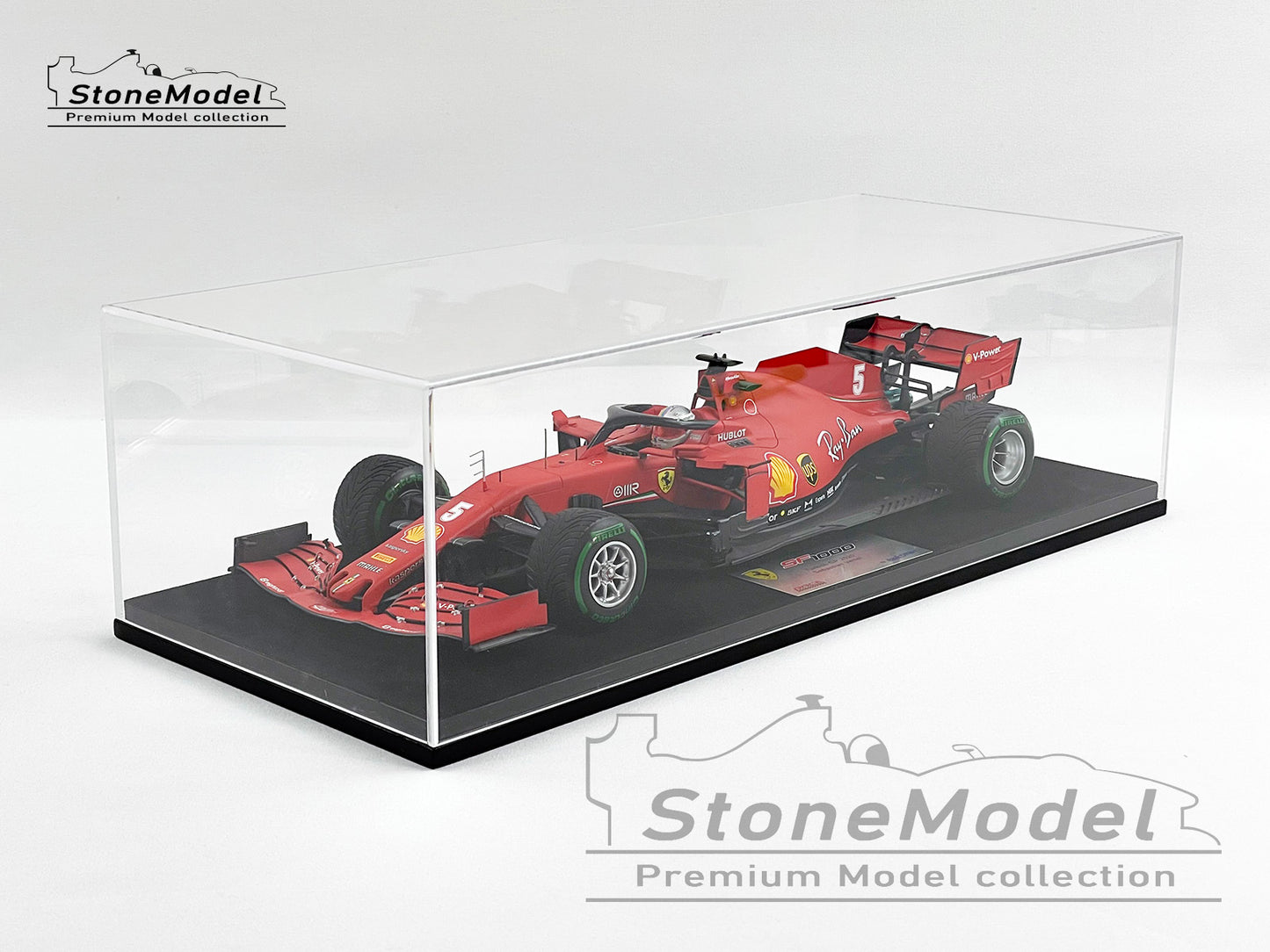 Ferrari F1 SF1000 #5 Sebastian Vettel Turkish 2020 Last Podium with Ferrari Looksmart 1:18