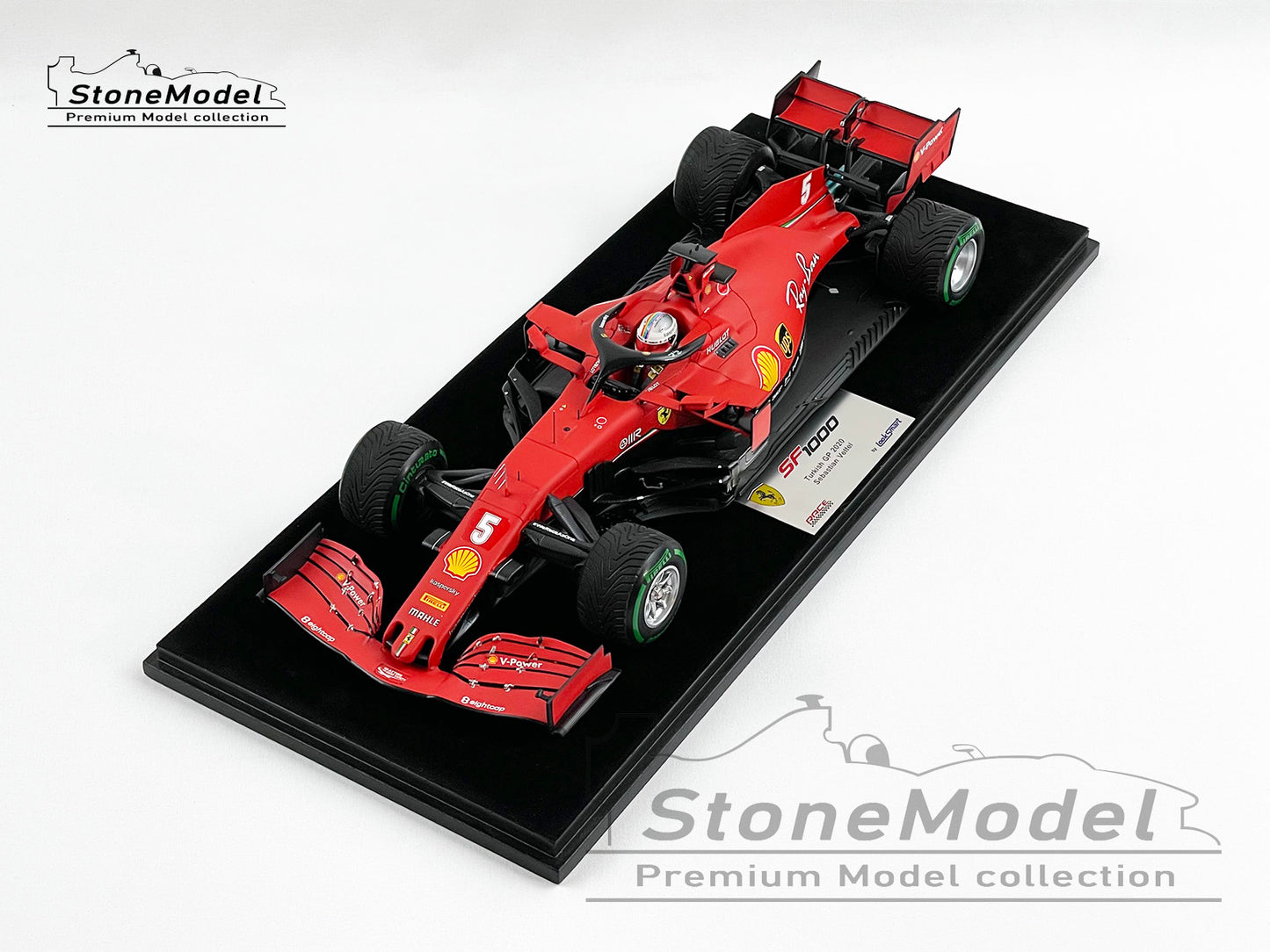 Ferrari F1 SF1000 #5 Sebastian Vettel Turkish 2020 Last Podium with Ferrari Looksmart 1:18