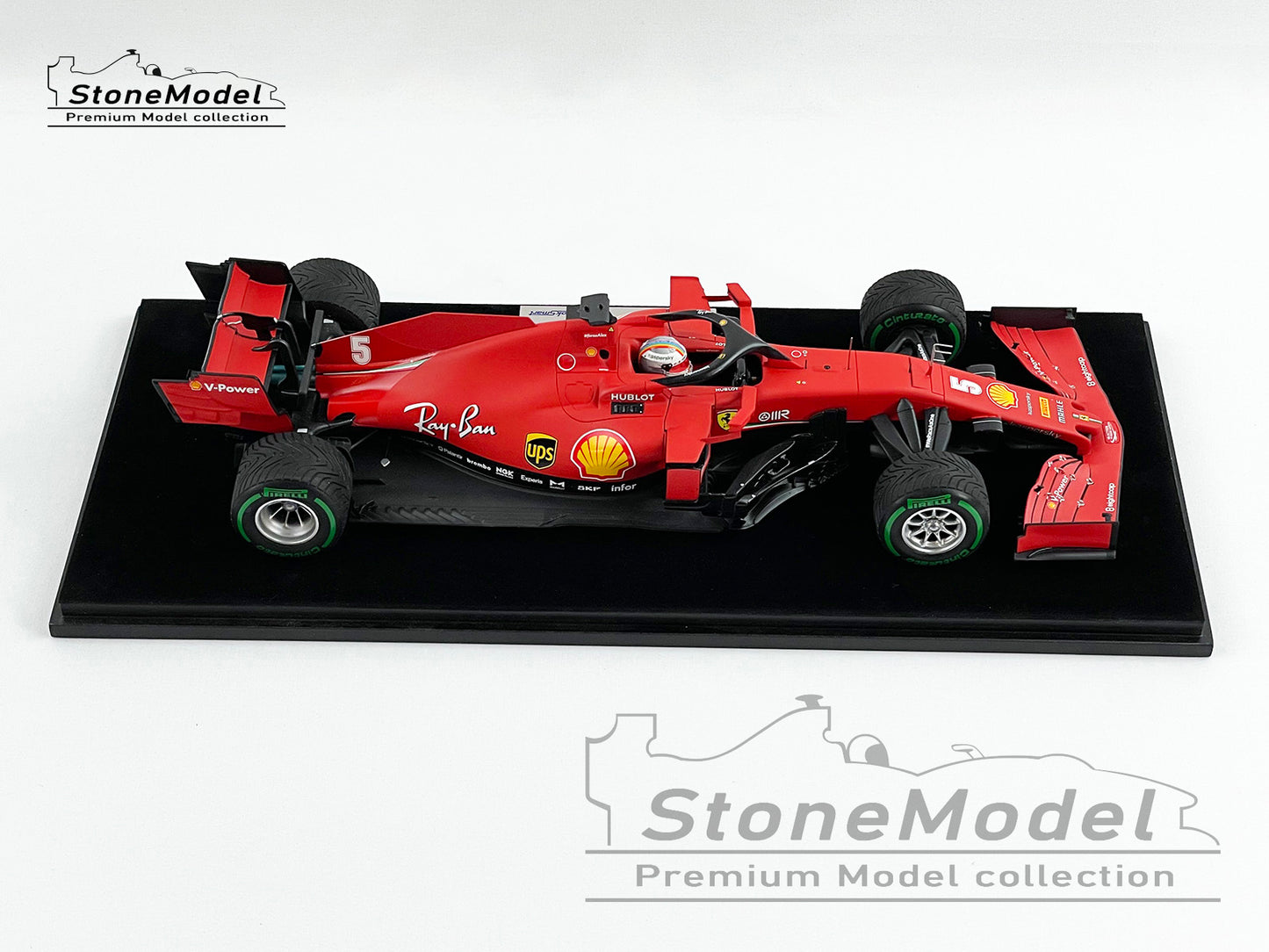 Ferrari F1 SF1000 #5 Sebastian Vettel Turkish 2020 Last Podium with Ferrari Looksmart 1:18