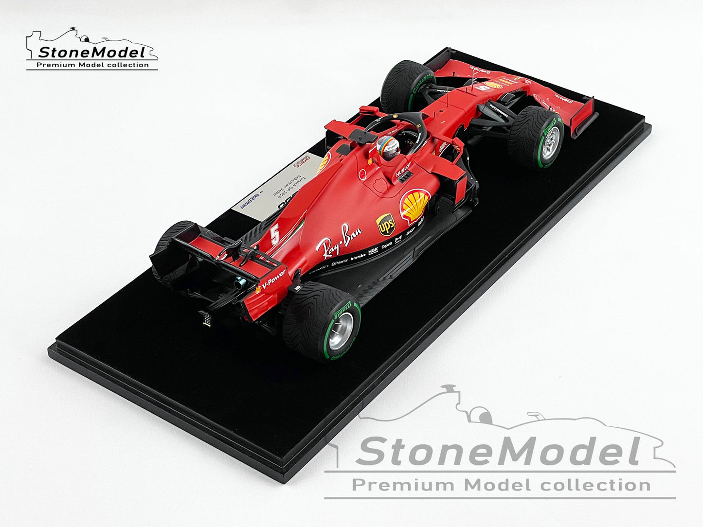 Ferrari F1 SF1000 #5 Sebastian Vettel Turkish 2020 Last Podium with Ferrari Looksmart 1:18