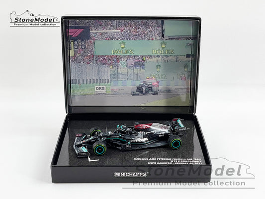 2021 Mercedes F1 W12 #44 Lewis Hamilton Hungary GP Lonely start 1:43 MINICHAMPS