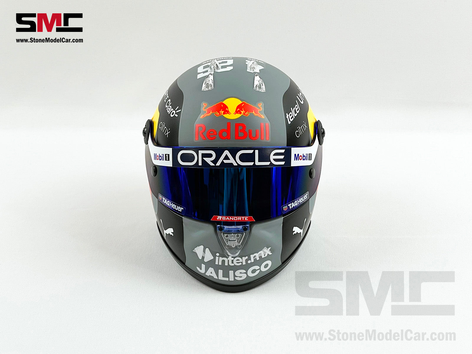 Casco Sergio Checo Perez Escala 1:2 Gp De Brasil 2022 Casco Sergio Checo Perez Escala 1:2 Gp De Brasil 2022