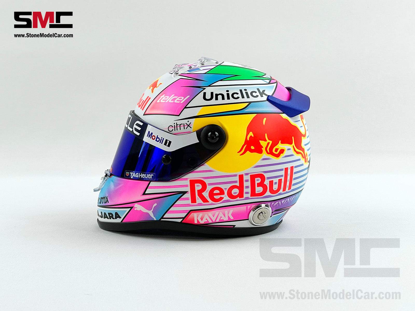 Modèle réduit Casque Rb18 Team Oracle Red Bull Racing N 11 Miami Gp 2022 Modèle réduit Casque Rb18 Team Oracle Red Bull Racing N 11 Miami Gp 2022