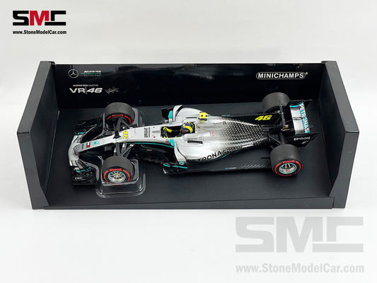 Mercedes F1 2017 W08 #46 Valentino Rossi 2019 Ride Swap Hamilton 1:18 MINICHAMPS