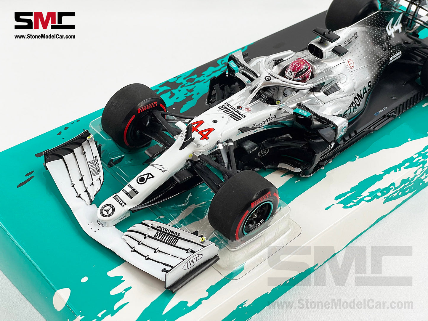 2019 World Champion Mercedes AMG F1 W10 #44 Lewis Hamilton German GP 1:18 MINICHAMPS Gift Box