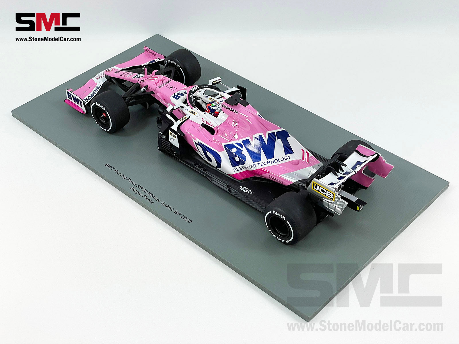 BWT Racing Point RP20 # 11 Sergio Perez Sakhir GP 2020 1st Win of F1 1 ...