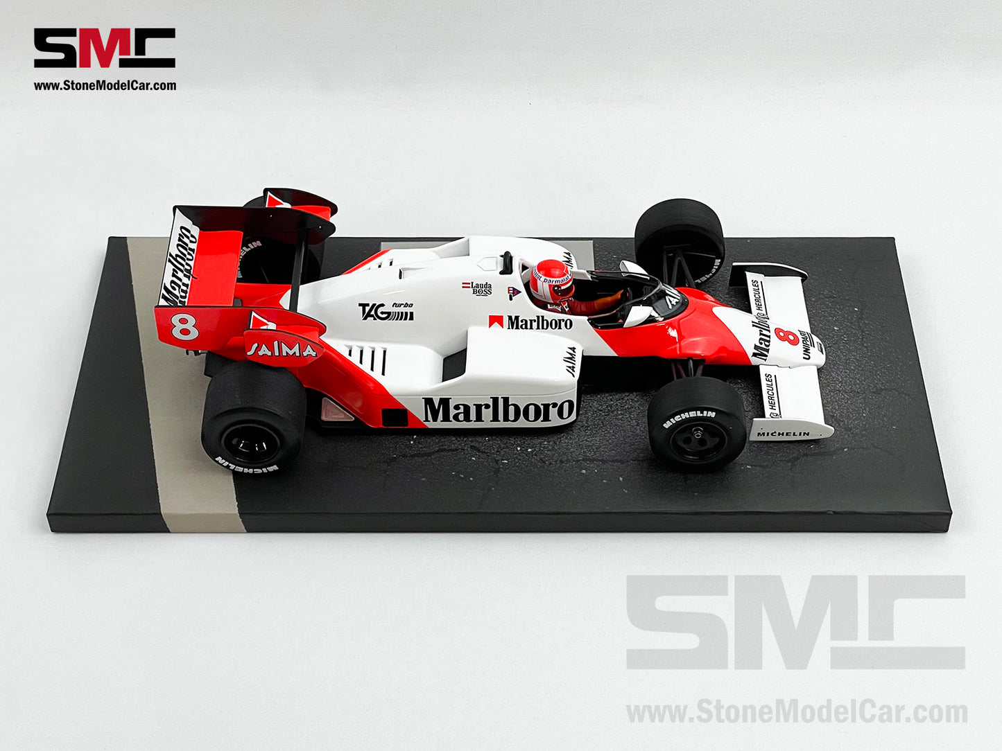 Mclaren F1 MP4/2 #8 Niki Lauda Portugal GP 1984 World Champion 1:18 MINICHAMPS