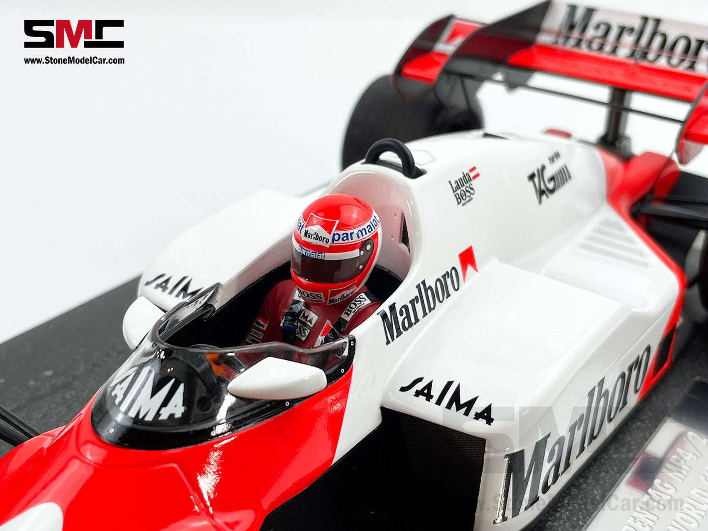 Mclaren F1 MP4/2 #8 Niki Lauda Portugal GP 1984 World Champion 1:18 MINICHAMPS