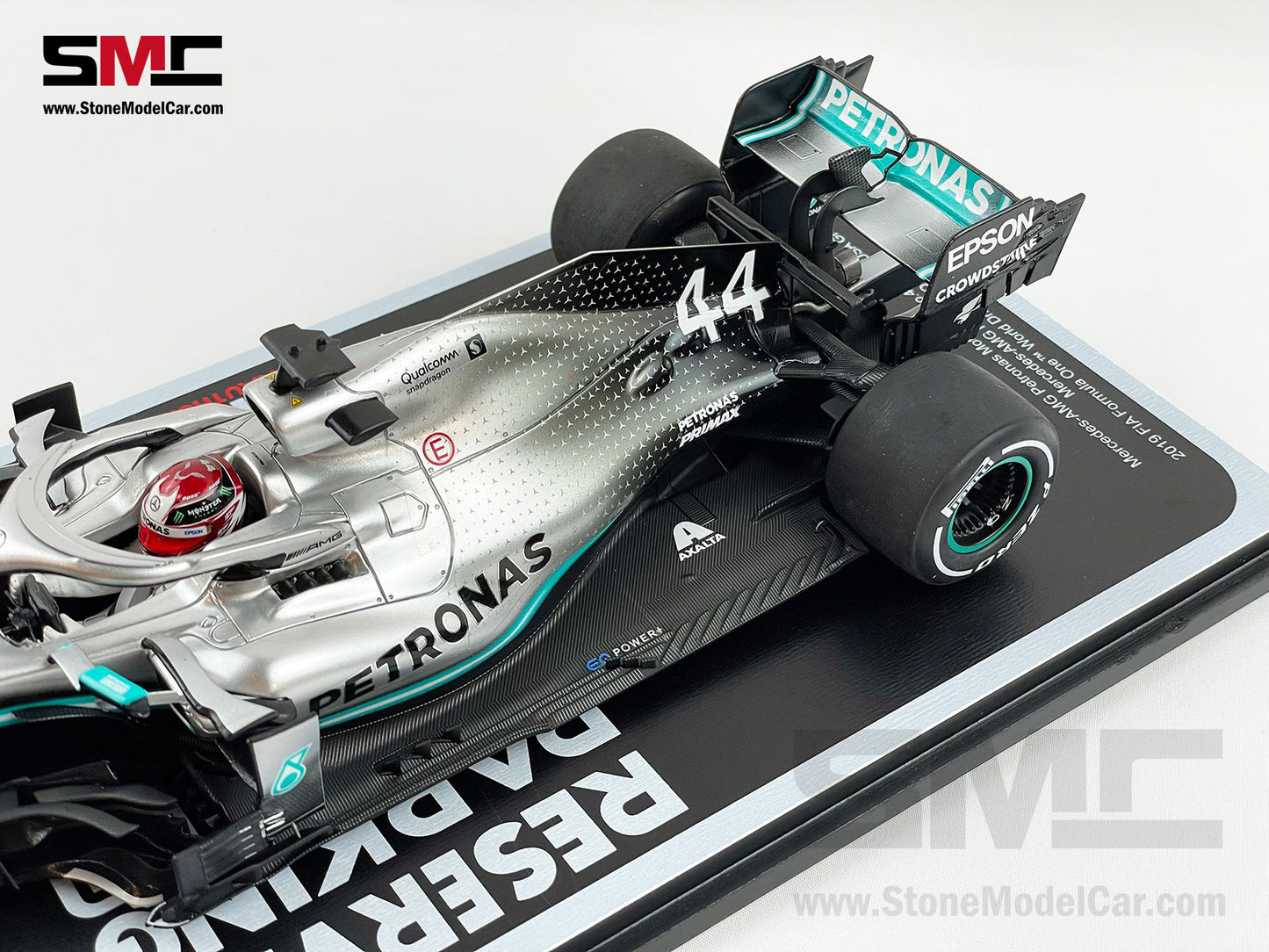 2019 6x World Champion Mercedes F1 W10 #44 Lewis Hamilton US GP 2nd 1:18 Spark