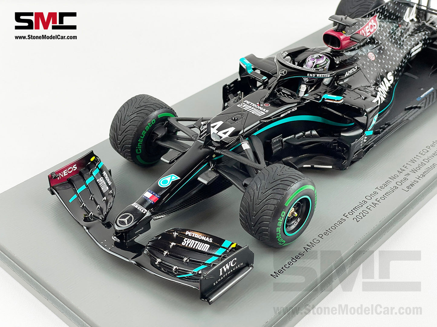 2020 7x World Champion Mercedes F1 W11 #44 Lewis Hamilton Turkey GP 1:18 Spark