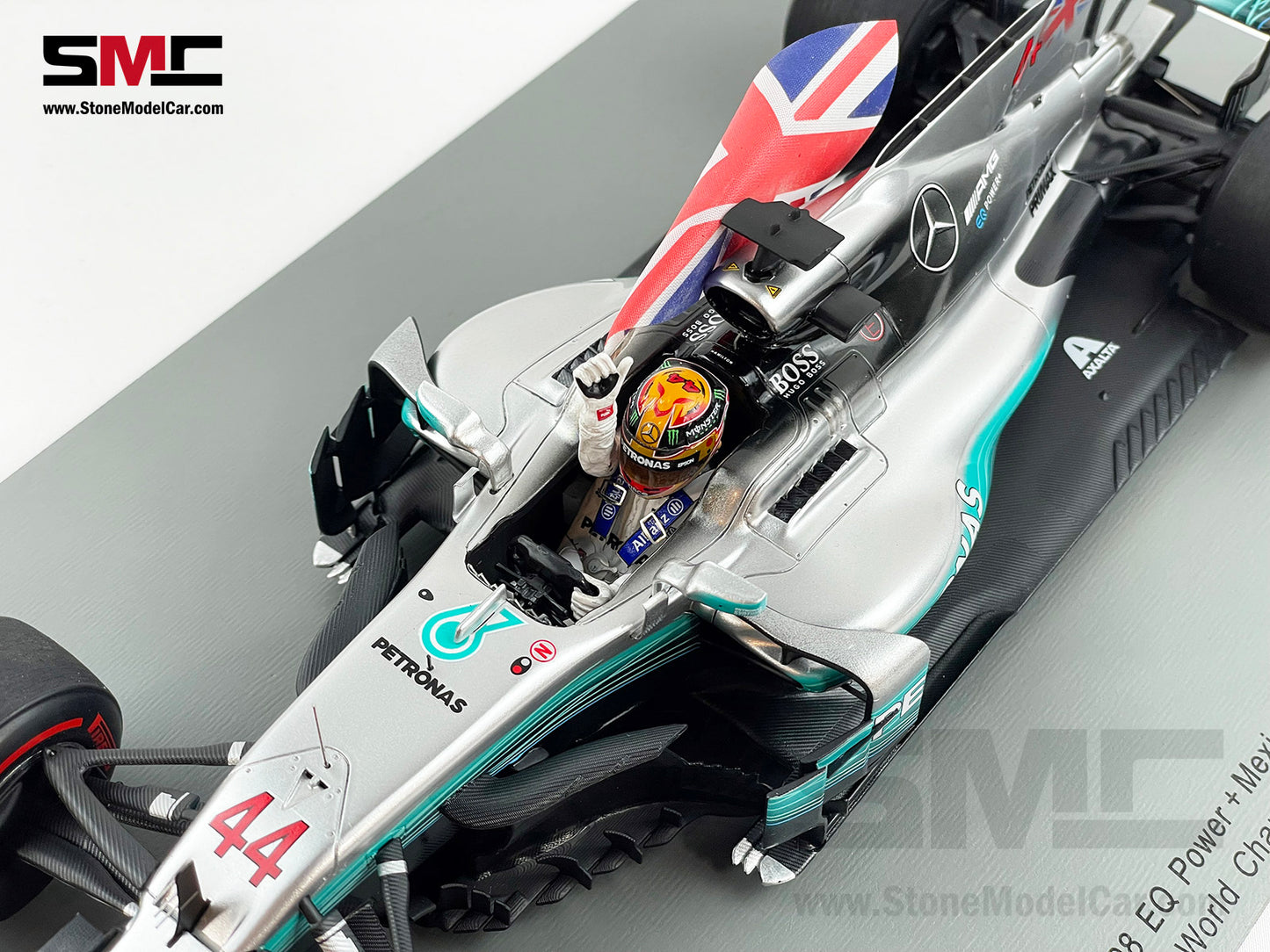 2017 4x World Champion Mercedes F1 W08 #44 Lewis Hamilton Mexico GP 1:18 Spark