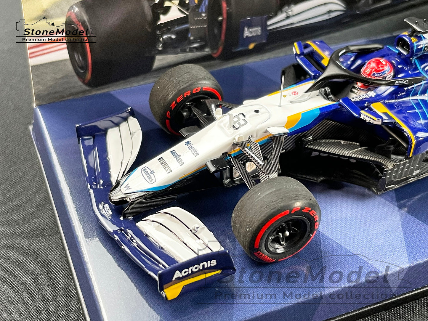 Williams F1 FW43B #63 George Russell Bahrain GP 2021 1:43 MINICHAMPS 447210163